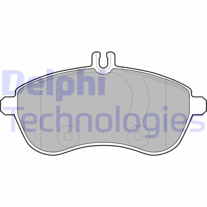 ÖN FREN BALATASI TAKIM MERCEDES W204 KASA 2007-2013  ( DELPHI )