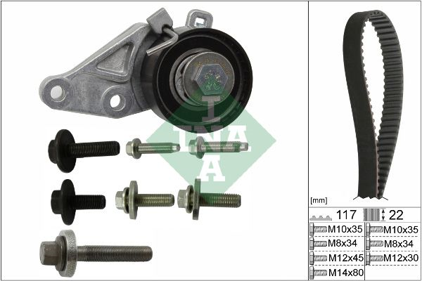 FORD FİESTA 1996-2001 1.25 1.4 BENZİNLİ TRİGER SETİ KİTİ (İNA)