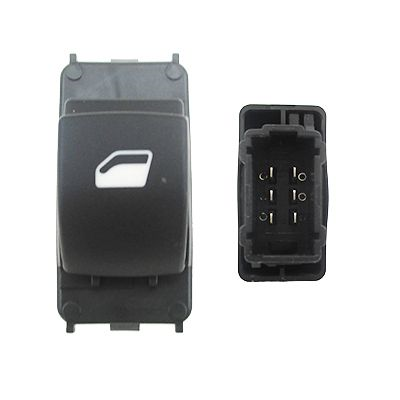 ÖN SAĞ TEKLİ CAM DÜĞMESİ PEUGEOT 207 PARTNER TEPE BERLINGO (6PIN)