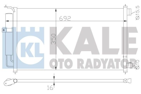 KLİMA RADYATÖRÜ NISSAN JUKE F15 2010-2015 1.6 HR16DE ( KALE )