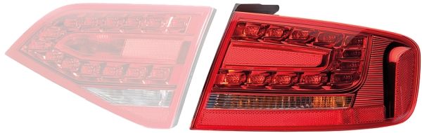 STOP LAMBASI LEDLI SAG DIS AUDI A4 SEDAN 2008-2012 (HELLA)